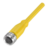 Balluff Cordset, 1/2" female 0deg, 3-pin, 5m